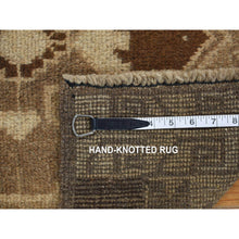 Load image into Gallery viewer, 2&#39;5&quot;x8&#39; Tan Color, Washed Out Afghan Baluch With Natural Colors, Pure Wool, Hand Knotted, Runner Oriental Rug FWR527730