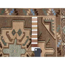 Load image into Gallery viewer, 3&#39;x5&#39;2&quot; Beaver Brown, Washed Out Afghan Baluch, Pure Wool, Hand Knotted, Oriental Rug FWR527754