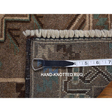 Load image into Gallery viewer, 3&#39;x5&#39;2&quot; Beaver Brown, Washed Out Afghan Baluch, Pure Wool, Hand Knotted, Oriental Rug FWR527754