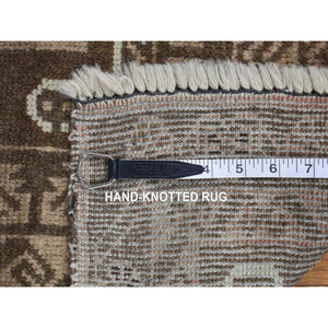 6'3"x9'2" Hand Woven Sunburst And Stripes Design Flat Weave Kilim Organic Wool Reversible Oriental Rug FWR360288