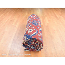 Load image into Gallery viewer, 15&#39;9&quot;x19&#39;10&quot; Fire Brick Red, Super Kazak All Over Design, 100% Wool, Hand Knotted, Oversized With Extra Width, Oriental Rug FWR527868