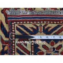 Load image into Gallery viewer, 15&#39;9&quot;x19&#39;10&quot; Fire Brick Red, Super Kazak All Over Design, 100% Wool, Hand Knotted, Oversized With Extra Width, Oriental Rug FWR527868