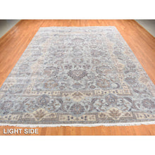 Load image into Gallery viewer, 11&#39;8&quot;x15&#39;3&quot; Chetwode Green, Hand Knotted, Pure Silk with Textured Wool, Mughal Empire Design, Oversized Oriental Rug FWR527958