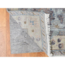 Load image into Gallery viewer, 11&#39;8&quot;x15&#39;3&quot; Chetwode Green, Hand Knotted, Pure Silk with Textured Wool, Mughal Empire Design, Oversized Oriental Rug FWR527958