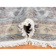 Load image into Gallery viewer, 11&#39;8&quot;x15&#39;3&quot; Chetwode Green, Hand Knotted, Pure Silk with Textured Wool, Mughal Empire Design, Oversized Oriental Rug FWR527958