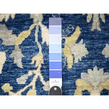 Load image into Gallery viewer, 10&#39;2&quot;x13&#39;8&quot; Yale Blue, Fine Peshawar with Heriz All Over Design, Hand Knotted, Vegetable Dyes, Natural Wool, Dense Weave, Oriental Rug FWR528024