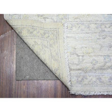 Load image into Gallery viewer, 8&#39;x9&#39;5&quot; Voyage Gray, Hand Knotted Afghan Angora Oushak With Faded Out Colors, All Over Design, Vegetable Dyes Soft Wool, Oriental Rug FWR528300