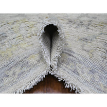 Load image into Gallery viewer, 8&#39;x9&#39;5&quot; Voyage Gray, Hand Knotted Afghan Angora Oushak With Faded Out Colors, All Over Design, Vegetable Dyes Soft Wool, Oriental Rug FWR528300