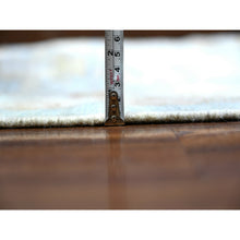 Load image into Gallery viewer, 12&#39;2&quot;x17&#39;2&quot; Aero Blue, Hand Knotted, Afghan Angora Oushak With All Over Floral Pattern, Natural Dyes Organic Wool, Oriental Rug FWR528408