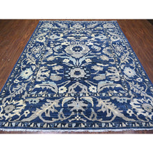 Load image into Gallery viewer, 8&#39;3&quot;x9&#39;8&quot; Honorable Blue, Vegetable Dyes, Soft And Vibrant Wool, Densely Woven, Hand Knotted Peshawar With Mahal Design, Oriental Rug FWR528450