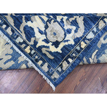 Load image into Gallery viewer, 8&#39;3&quot;x9&#39;8&quot; Honorable Blue, Vegetable Dyes, Soft And Vibrant Wool, Densely Woven, Hand Knotted Peshawar With Mahal Design, Oriental Rug FWR528450