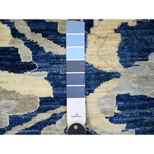 Load image into Gallery viewer, 8&#39;3&quot;x9&#39;8&quot; Honorable Blue, Vegetable Dyes, Soft And Vibrant Wool, Densely Woven, Hand Knotted Peshawar With Mahal Design, Oriental Rug FWR528450