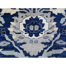 Load image into Gallery viewer, 8&#39;3&quot;x9&#39;8&quot; Honorable Blue, Vegetable Dyes, Soft And Vibrant Wool, Densely Woven, Hand Knotted Peshawar With Mahal Design, Oriental Rug FWR528450