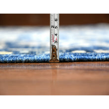 Load image into Gallery viewer, 8&#39;3&quot;x9&#39;8&quot; Honorable Blue, Vegetable Dyes, Soft And Vibrant Wool, Densely Woven, Hand Knotted Peshawar With Mahal Design, Oriental Rug FWR528450