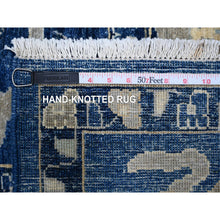 Load image into Gallery viewer, 8&#39;3&quot;x9&#39;8&quot; Honorable Blue, Vegetable Dyes, Soft And Vibrant Wool, Densely Woven, Hand Knotted Peshawar With Mahal Design, Oriental Rug FWR528450
