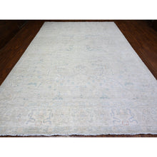 Load image into Gallery viewer, 9&#39;9&quot;x13&#39;8&quot; Platinum Gray, Bidjar Garus Design, Vegetable Dyes, Hand Knotted, Natural Wool, Dense Weave, Oriental Rug FWR528504