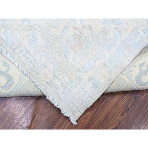 9'9"x13'8" Platinum Gray, Bidjar Garus Design, Vegetable Dyes, Hand Knotted, Natural Wool, Dense Weave, Oriental Rug FWR528504
