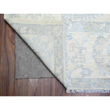 Load image into Gallery viewer, 10&#39;2&quot;x14&#39;1&quot; Frost White, Organic Wool, White Wash Peshawar With Natural Colors, Hand Knotted, Oriental Rug FWR528510