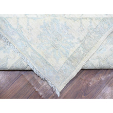 Load image into Gallery viewer, 10&#39;2&quot;x14&#39;1&quot; Frost White, Organic Wool, White Wash Peshawar With Natural Colors, Hand Knotted, Oriental Rug FWR528510