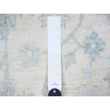 Load image into Gallery viewer, 10&#39;2&quot;x14&#39;1&quot; Frost White, Organic Wool, White Wash Peshawar With Natural Colors, Hand Knotted, Oriental Rug FWR528510