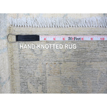 Load image into Gallery viewer, 10&#39;2&quot;x14&#39;1&quot; Frost White, Organic Wool, White Wash Peshawar With Natural Colors, Hand Knotted, Oriental Rug FWR528510