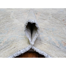 Load image into Gallery viewer, 11&#39;7&quot;x15&#39; Daisy White, Washed Out  Peshawar, Hand Knotted, Pure Wool, Oversized, Oriental Rug FWR528528