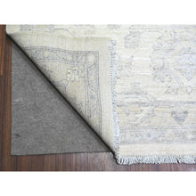 Load image into Gallery viewer, 11&#39;8&quot;x15&#39; Chantilly Lace White, Organic Wool, White Wash Peshawar, Hand Knotted, Oversized Oriental Rug FWR528840