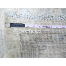 Load image into Gallery viewer, 11&#39;8&quot;x15&#39; Chantilly Lace White, Organic Wool, White Wash Peshawar, Hand Knotted, Oversized Oriental Rug FWR528840