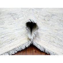 Load image into Gallery viewer, 11&#39;6&quot;x15&#39;3&quot; Dove White, Stone Wash Peshawar With Floral Design, Hand Knotted, Natural Dyes, Soft Wool, Oversized Oriental Rug FWR528846