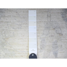 Load image into Gallery viewer, 11&#39;6&quot;x15&#39;3&quot; Dove White, Stone Wash Peshawar With Floral Design, Hand Knotted, Natural Dyes, Soft Wool, Oversized Oriental Rug FWR528846