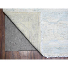 Load image into Gallery viewer, 9&#39;5&quot;x13&#39;7&quot; Swiss Coffee White, Luxurious Wool, White Wash Peshawar Khotan With Pomegranate Design, Hand Knotted, Oriental Rug FWR529116