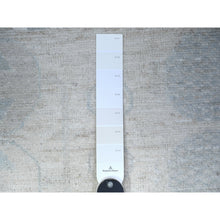 Load image into Gallery viewer, 9&#39;5&quot;x13&#39;7&quot; Swiss Coffee White, Luxurious Wool, White Wash Peshawar Khotan With Pomegranate Design, Hand Knotted, Oriental Rug FWR529116