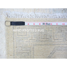 Load image into Gallery viewer, 9&#39;5&quot;x13&#39;7&quot; Swiss Coffee White, Luxurious Wool, White Wash Peshawar Khotan With Pomegranate Design, Hand Knotted, Oriental Rug FWR529116