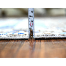 Load image into Gallery viewer, 4&#39;1&quot;x9&#39;10&quot; Mason Gray, Anatolian Village Inspired With Geometric Design Natural Dyes, Soft And Shiny Wool Pile Hand Knotted, Runner Oriental Rug FWR529440