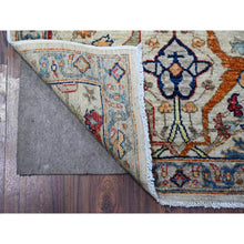 Load image into Gallery viewer, 3&#39;x4&#39;9&quot; Pearl White, Fine Aryana Bidjar Garus Design, Natural Dyes, Luxurious Wool, Hand Knotted, Oriental Rug FWR529524