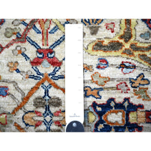 Load image into Gallery viewer, 3&#39;x4&#39;9&quot; Pearl White, Fine Aryana Bidjar Garus Design, Natural Dyes, Luxurious Wool, Hand Knotted, Oriental Rug FWR529524