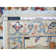 Load image into Gallery viewer, 3&#39;x4&#39;9&quot; Pearl White, Fine Aryana Bidjar Garus Design, Natural Dyes, Luxurious Wool, Hand Knotted, Oriental Rug FWR529524