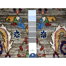 Load image into Gallery viewer, 3&#39;x4&#39;8&quot; Sonic Gray, All Over Mahal Design, Distinct Abrash, Fine Aryana, Hand Knotted, Vegetable Dyes, Vibrant Wool, Oriental Rug FWR529536