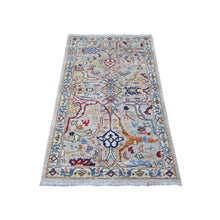 Load image into Gallery viewer, 2&#39;10&quot;x5&#39; Spanish Gray, Fine Aryana Bidjar Garus Design, Natural Dyes, Luxurious Wool, Hand Knotted, Oriental Rug FWR529542