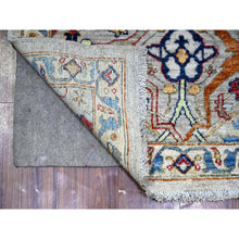 Load image into Gallery viewer, 2&#39;10&quot;x5&#39; Spanish Gray, Fine Aryana Bidjar Garus Design, Natural Dyes, Luxurious Wool, Hand Knotted, Oriental Rug FWR529542
