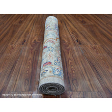 Load image into Gallery viewer, 2&#39;10&quot;x5&#39; Spanish Gray, Fine Aryana Bidjar Garus Design, Natural Dyes, Luxurious Wool, Hand Knotted, Oriental Rug FWR529542