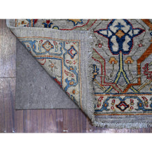 Load image into Gallery viewer, 3&#39;1&quot;x8&#39;2&quot; Horse Gray, Fine Aryana Bidjar Garus Design, Natural Dyes, Luxurious Wool, Hand Knotted, Runner Oriental Rug FWR529566