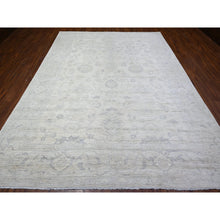 Load image into Gallery viewer, 8&#39;8&quot;x11&#39;5&quot; Vista White, 100% Wool, Wash Peshawar, Hand Knotted, Natural Dyes, Oriental Rug FWR529782