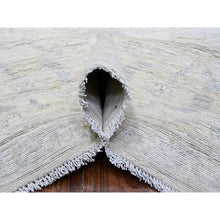 Load image into Gallery viewer, 8&#39;8&quot;x11&#39;5&quot; Vista White, 100% Wool, Wash Peshawar, Hand Knotted, Natural Dyes, Oriental Rug FWR529782