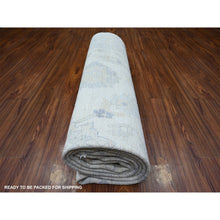 Load image into Gallery viewer, 8&#39;8&quot;x11&#39;5&quot; Vista White, 100% Wool, Wash Peshawar, Hand Knotted, Natural Dyes, Oriental Rug FWR529782