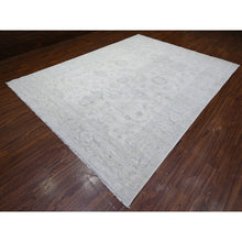 Load image into Gallery viewer, 8&#39;8&quot;x11&#39;7&quot; Wisp White, Natural Wool, White Wash Peshawar, Distressed Hand Knotted, Oriental Rug FWR529794