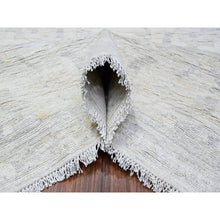 Load image into Gallery viewer, 8&#39;8&quot;x11&#39;7&quot; Wisp White, Natural Wool, White Wash Peshawar, Distressed Hand Knotted, Oriental Rug FWR529794