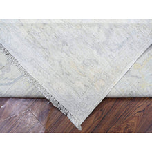 Load image into Gallery viewer, 8&#39;8&quot;x11&#39;7&quot; Wisp White, Natural Wool, White Wash Peshawar, Distressed Hand Knotted, Oriental Rug FWR529794