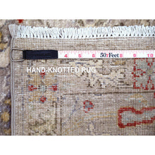 Load image into Gallery viewer, 3&#39;1&quot;x14&#39; Gray Shades Flat Weave Kilim Pure Wool Hand Woven Runner Oriental Rug FWR322914