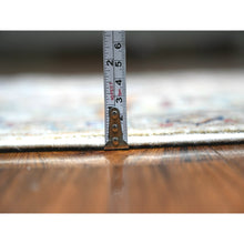 Load image into Gallery viewer, 3&#39;x9&#39;5&quot; Pastel Gray, Aryana With North West Persian Design, Natural Dyes, Luxurious Wool, Hand Knotted, Runner Oriental Rug FWR530010